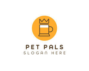 Royal Beer Mug logo design