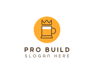 Royal Beer Mug logo design