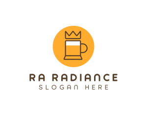 Royal Beer Mug logo design