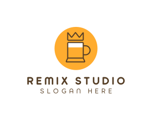 Royal Beer Mug logo design