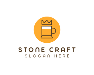 Royal Beer Mug logo design