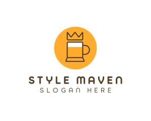 Royal Beer Mug logo design