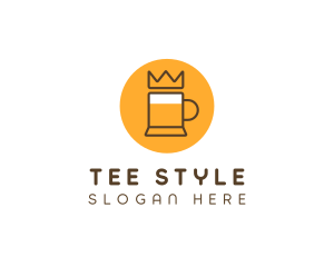 Royal Beer Mug logo design