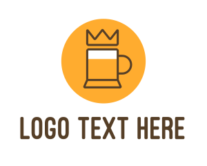 Mug - Royal King Beer Mug logo design
