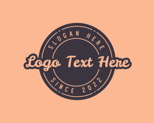 Street Art - Retro Badge Brand logo design