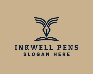 Pen - Educational Quill Pen logo design