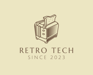 Retro Bread Toaster logo design