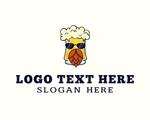 Beer Hops Mug Logo