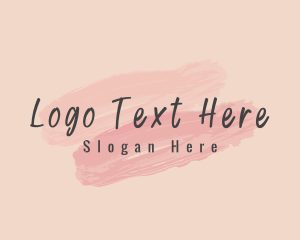 Accessory - Feminine Paint Brush logo design