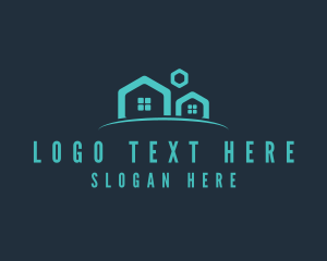 Townhouse - Hexagon Home Residence logo design