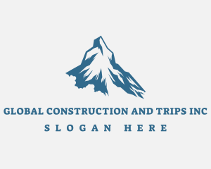 Frozen Mountain Peak  Logo
