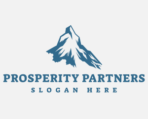 Frozen Mountain Peak  Logo