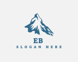 Explorer - Frozen Mountain Peak logo design