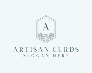 Floral Tulip Florist Wedding logo design