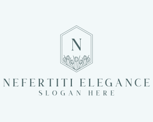 Floral Tulip Florist Wedding logo design