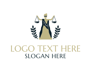 Courtroom - Human Scale Justice logo design