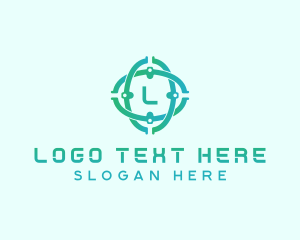 Cyber - Cybersecurity Tech Developer logo design