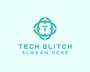 Cybersecurity Tech Developer logo design