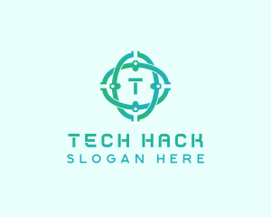 Cybersecurity Tech Developer logo design