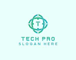 Cybersecurity Tech Developer logo design