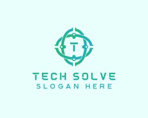 Cybersecurity Tech Developer logo design