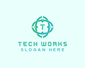 Cybersecurity Tech Developer logo design