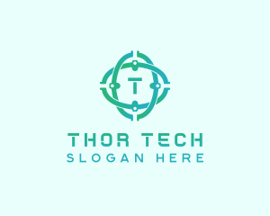 Cybersecurity Tech Developer logo design