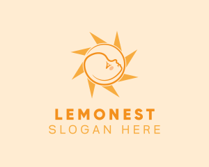 Infant Baby Sun Logo
