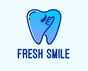 Toothpaste - Blue Dental Toothpaste logo design