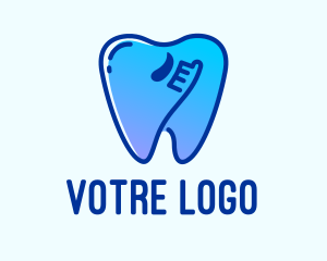 Dentistry - Blue Dental Toothpaste logo design