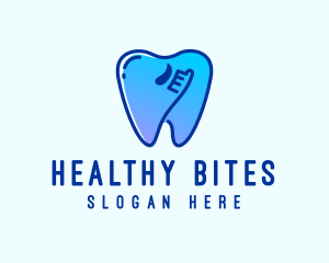 Blue Dental Toothpaste  logo design