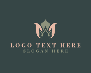 Yoga - Floral Massage Therapy logo design