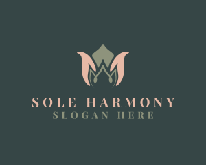 Reflexology - Floral Massage Therapy logo design