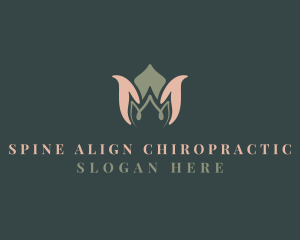 Floral Massage Therapy logo design