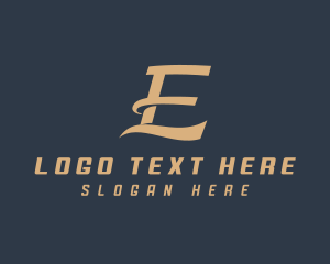 Fashion Event Planner Letter E  Logo