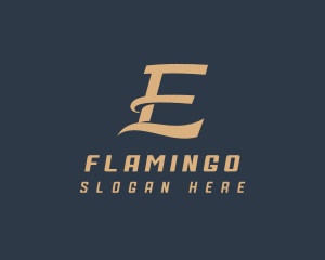 Tailoring - Fashion Event Planner Letter E logo design