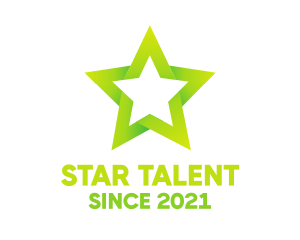 Talent - Green Star Talent logo design