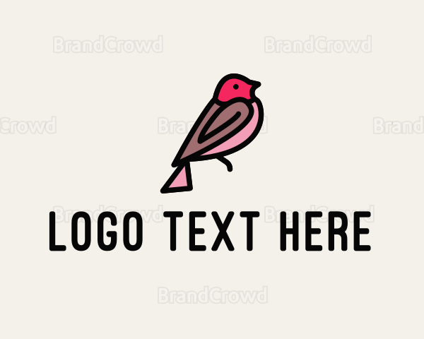 Lovebird Bird Watching Logo