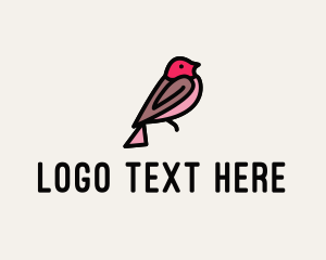 Bird Sanctuary - Lovebird Bird Watching logo design