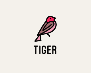 Aviary - Lovebird Bird Watching logo design