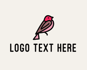 Lovebird Bird Watching Logo