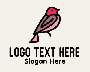 Tweet - Lovebird Bird Watching logo design