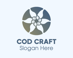 Cod - Marine Fish Circle logo design