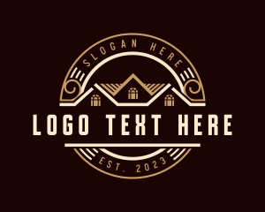 Handyman - Roof Real Estate Builder logo design