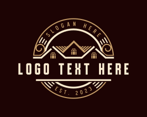 Agent - Roof Real Estate Builder logo design