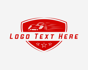Sports Car - Race Car Mechanic logo design