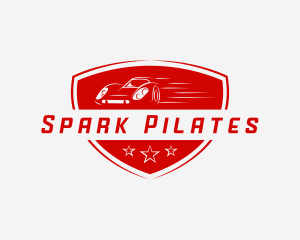 Garage - Race Car Mechanic logo design