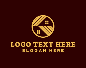 Roofing - Roof House Property logo design