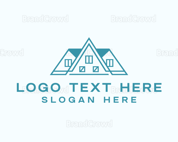 Geometric Roof Construction Logo | BrandCrowd Logo Maker