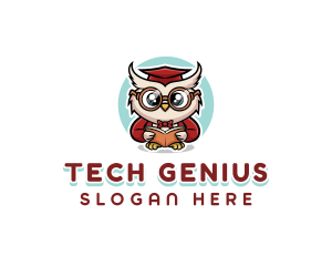 Owl School Genius logo design